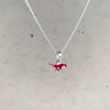 Southern Methodist Mustangs Pendant Necklace - Enamel