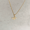 Southern Methodist Mustangs Pendant Necklace - Gold