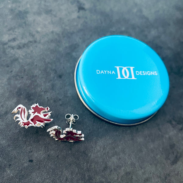 University of South Carolina Stud Earrings - Enamel
