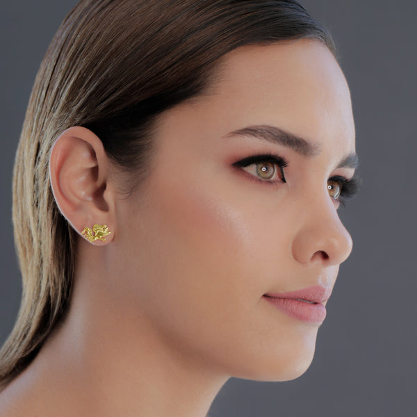 University of South Carolina Stud Earrings - Gold