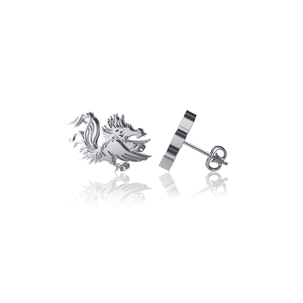 University of South Carolina Stud Earrings - Silver