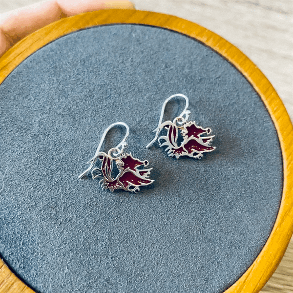 University of South Carolina Dangle Earrings - Enamel