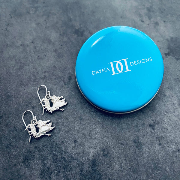 University of South Carolina Dangle Earrings - Silver