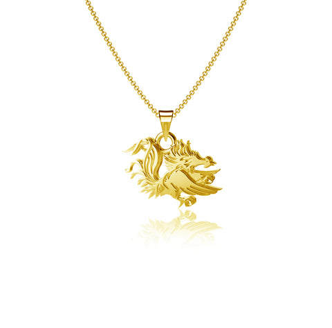 University of South Carolina Pendant Necklace - Gold