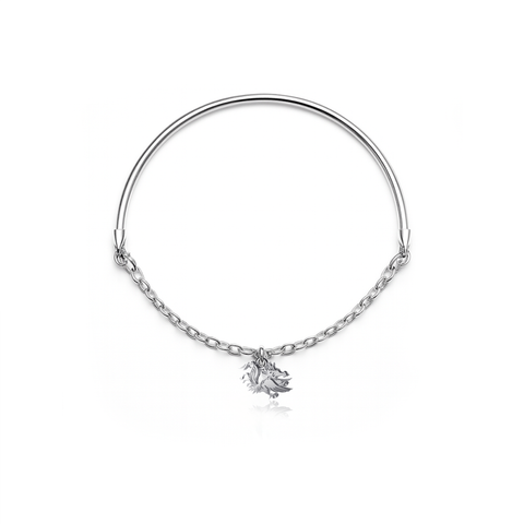 University of South Carolina Moon Bracelet - Silver