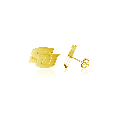 Southern University Jaguars Post Earrings - Gold Plated