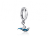 Swimming Bracelet Charm - Silver
