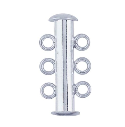 Sterling Silver Slide Clasp for Jewelry Making