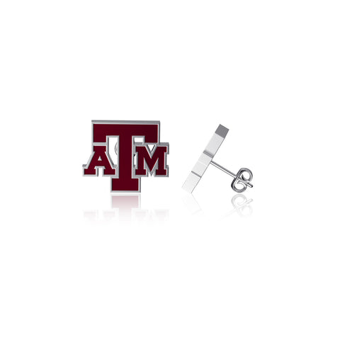 Texas A&M Aggies Post Earrings - Enamel