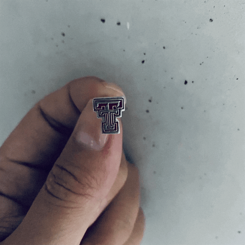 Texas Tech University Stud Earrings - Enamel