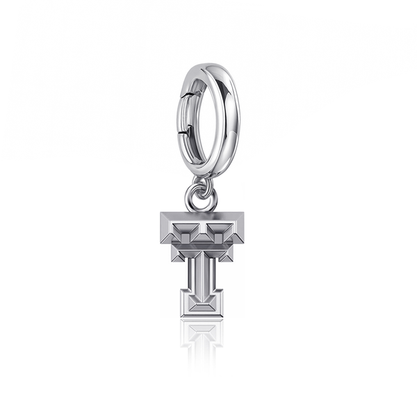 Texas Tech University Bracelet Charm - Silver