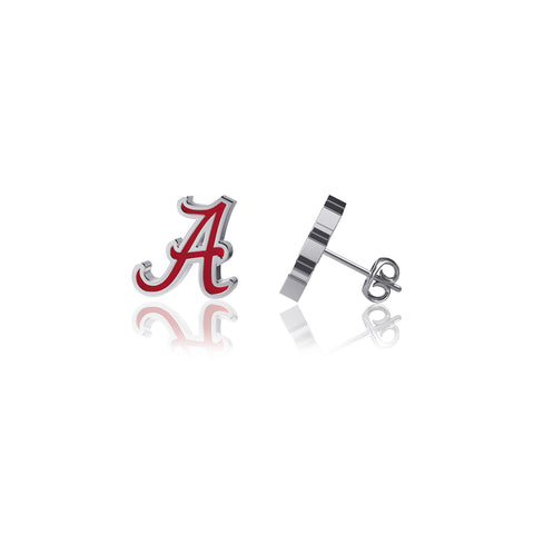 University of Alabama Post Earrings - Enamel