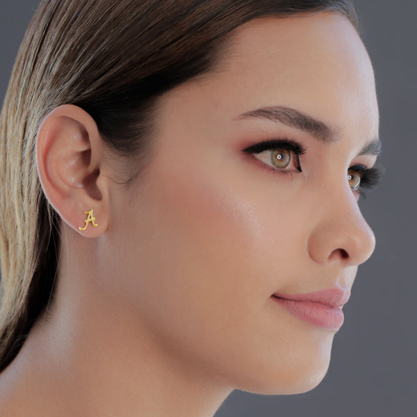University of Alabama Stud Earrings - Gold