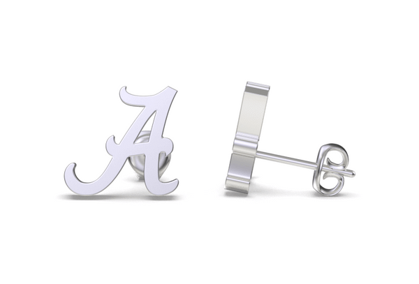 University of Alabama Stud Earrings - Silver