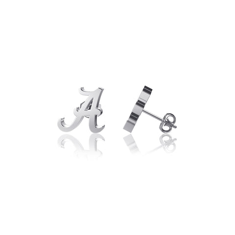 University of Alabama Post Earrings - Silver