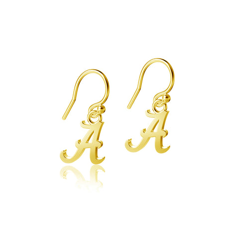 University of Alabama Dangle Earrings - Gold