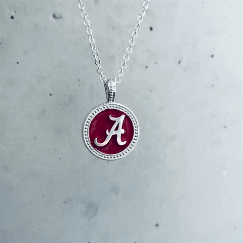 University of Alabama Coin Pendant Necklace - Enamel