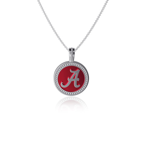 University of Alabama Coin Pendant Necklace - Enamel