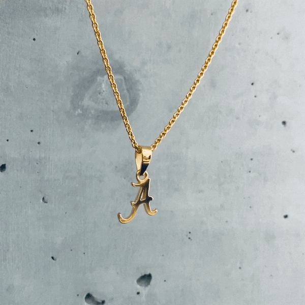 University of Alabama Pendant Necklace - Gold