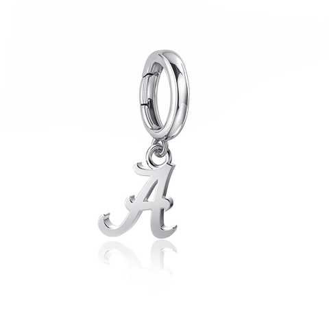 University of Alabama Bracelet Charm - Silver