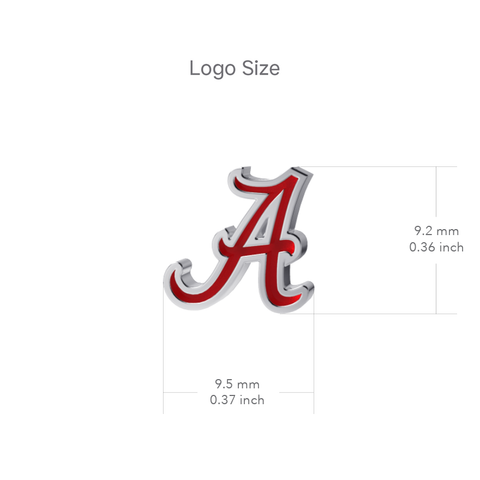 University of Alabama Post Earrings - Enamel