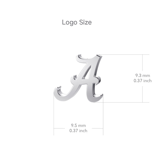 University of Alabama Bracelet Charm - Silver