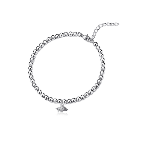 University of Arkansas Razorbacks Beaded Bracelet