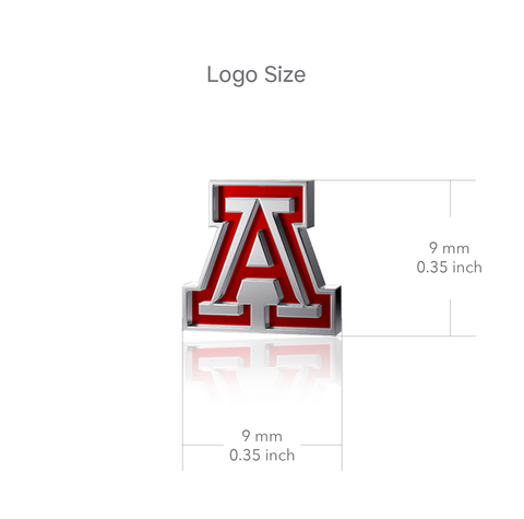 University of Arizona Pendant Necklace - Enamel