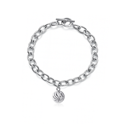 University of Central Florida Link Bracelet - Silver