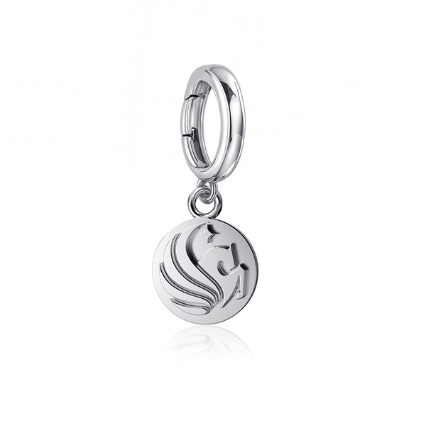 Central Florida Knights Bracelet Charm - Silver