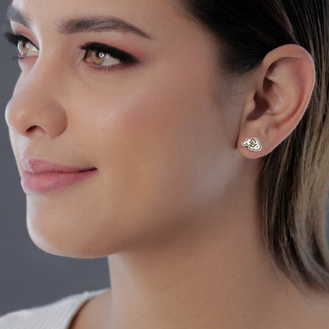Colorado Buffaloes Stud Earrings - Enamel