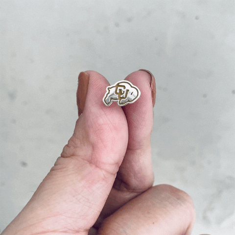 Colorado Buffaloes Stud Earrings - Enamel