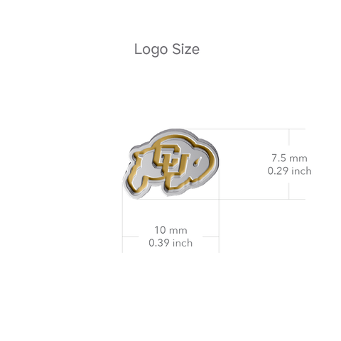Colorado Buffaloes Dangle Earrings - Enamel