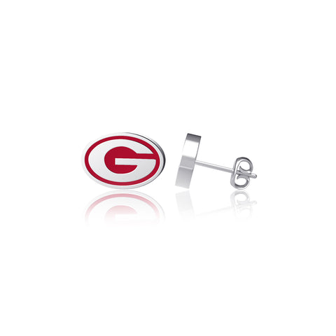 University of Georgia Post Earrings - Enamel