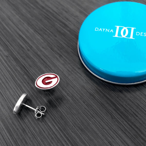 University of Georgia Stud Earrings - Enamel