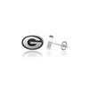 University of Georgia Stud Earrings - Silver