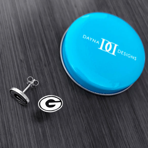 University of Georgia Stud Earrings - Silver