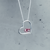University of Georgia Heart Necklace - Enamel