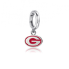 University of Georgia Bracelet Charm - Enamel