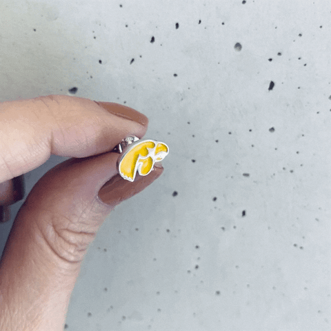 University of Iowa Stud Earrings - Enamel