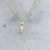 Illinois Fighting Illini Pendant Necklace - Gold Plated