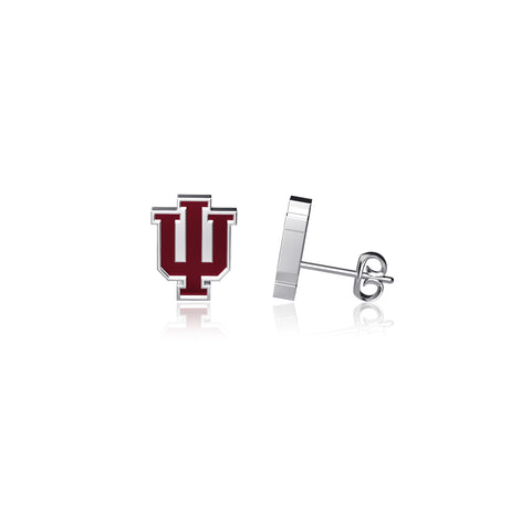 Indiana University Post Earrings - Enamel