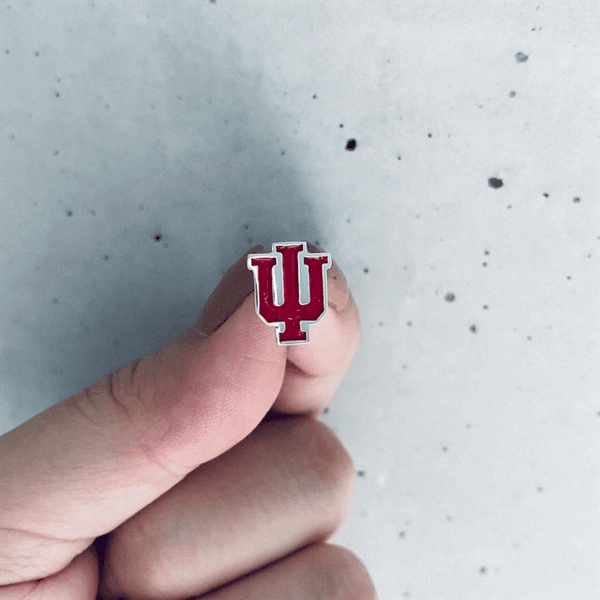 Indiana University Stud Earrings - Enamel