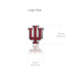 Indiana University Bracelet Charm - Enamel