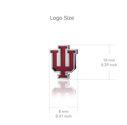 Indiana University Post Earrings - Enamel