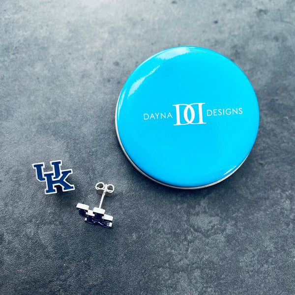 University of Kentucky Stud Earrings - Enamel
