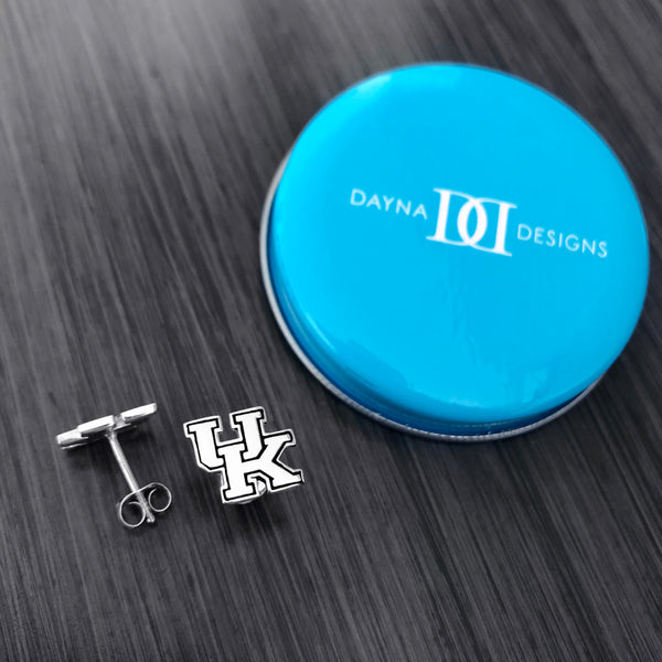 University of Kentucky Stud Earrings - Silver