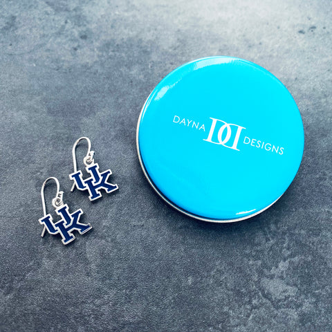 University of Kentucky Dangle Earrings - Enamel