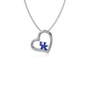 University of Kentucky Heart Necklace - Enamel
