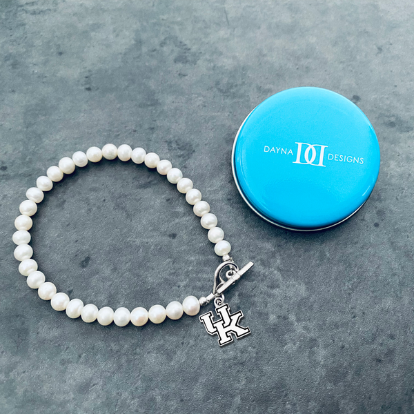 University of Kentucky Pearl Bracelet